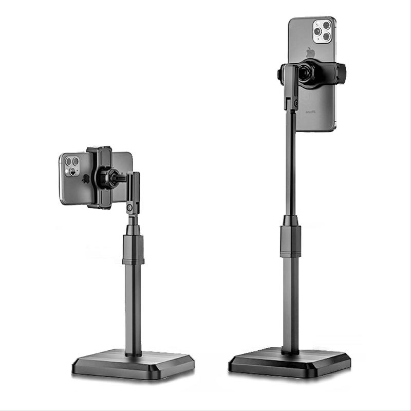 360-Degree Rotatable Phone Holder, Adjustable Height Phone Stand, Universal Phone Holder for Home Office, Phone Accessories for iPhone & Android