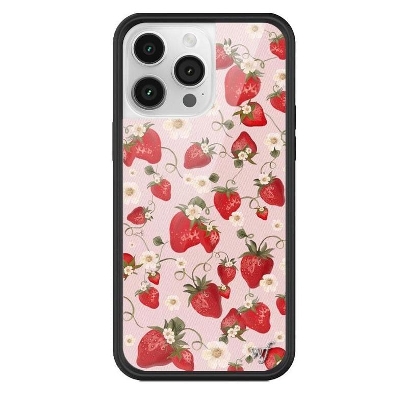 Wildflower Cases - Strawberry Fields, Limited Edition iPhone Case Accessories Durable Protection Protective Custom