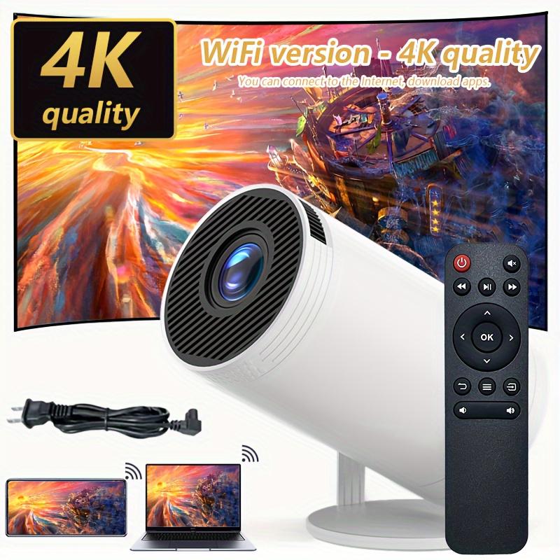 Wifi Smart Portable Projector Features 260 ANSl Lumens, 720p HD, 4K Supported ,Equipped With 2.4G+5GHz WiFi AndBluetooth 5.0. Lt Includes 180° Rotation And Automatic Keystone Correction portable projector