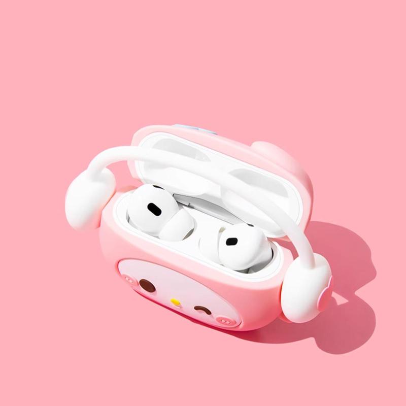 SANRIO Cute Cartoon Design Earphone Case, Silicone Earphones Protective Cover, Earphone Protector for AirPods 1 2 3 Pro2 Pro