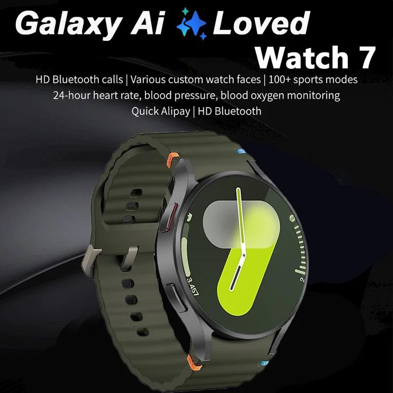 Smart Watch For Samsung Galaxy Watch 7 44mm Men GPS Tracking NFC Control Smart Watch Health Tracker BT Call Smart Watch 2024