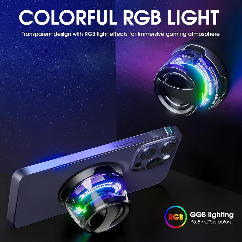 G200 Magnetic Bluetooth Speaker, 5W Mini Wireless Speakers Bluetooth 5.3, RGB Light, Game Mode, 7H Playtime, Portable Phone Stand Tiny Music Player for Shower, Birthday Gift