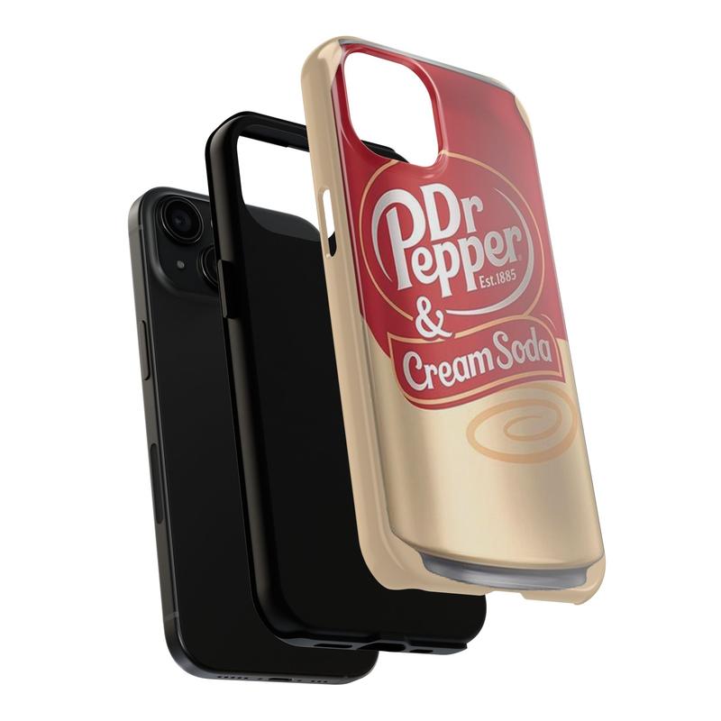 Dr Pepper Tough Phone Cases For iPhone 16, 15, 14, 13, 12, 11, 8, X,  Perfect Fit And Durable, Gift Ideas,  XMas gift