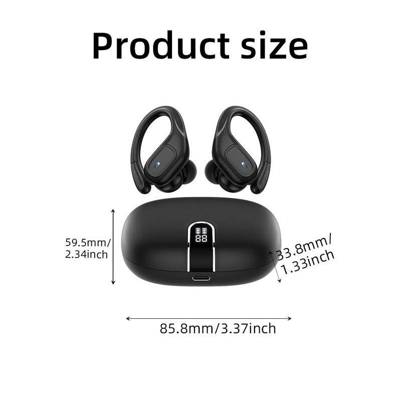 LIFEBEE TWS In-ear Design Wireless BT Earphone, Waterproof Wireless Earbuds with Ear Tip Covers, BT Headphones for iOS & Android