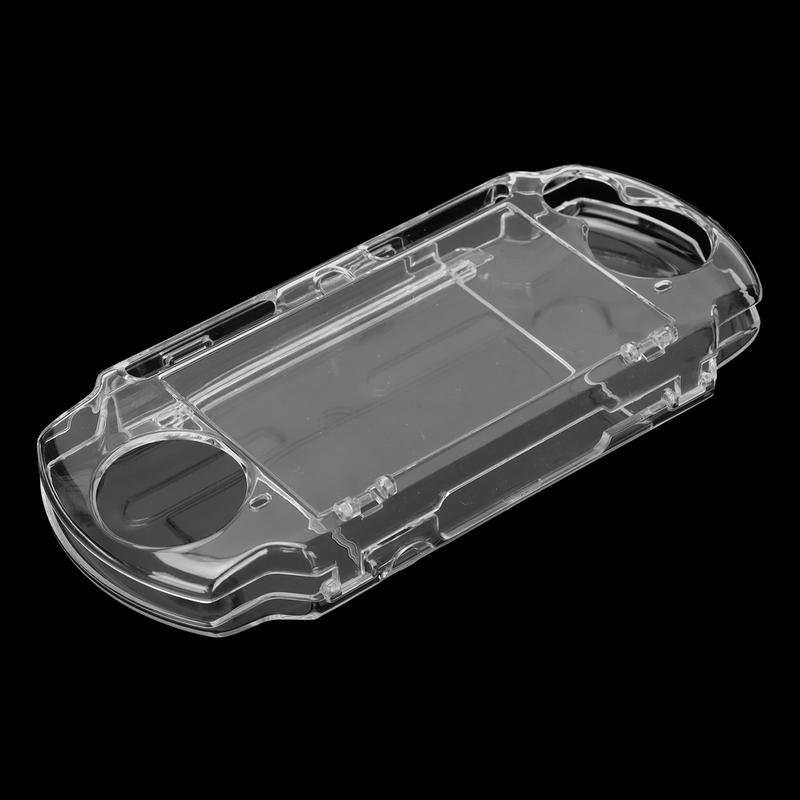 Universal Protective Case Stylish Prevent Slipping Shockproof Transparent Protective Shell with Movie Bracket for PSP