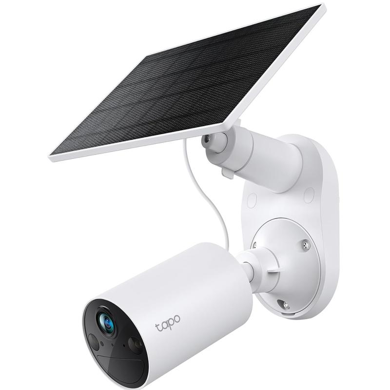 TP-Link Tapo SolarCam Outdoor Battery Camera w Solar Panel, Wireless, 1080P, Free Person Vehicle Detection, SD Cloud Storage, Color Night Vision, No Hub Needed, Works w Alexa & Google Home