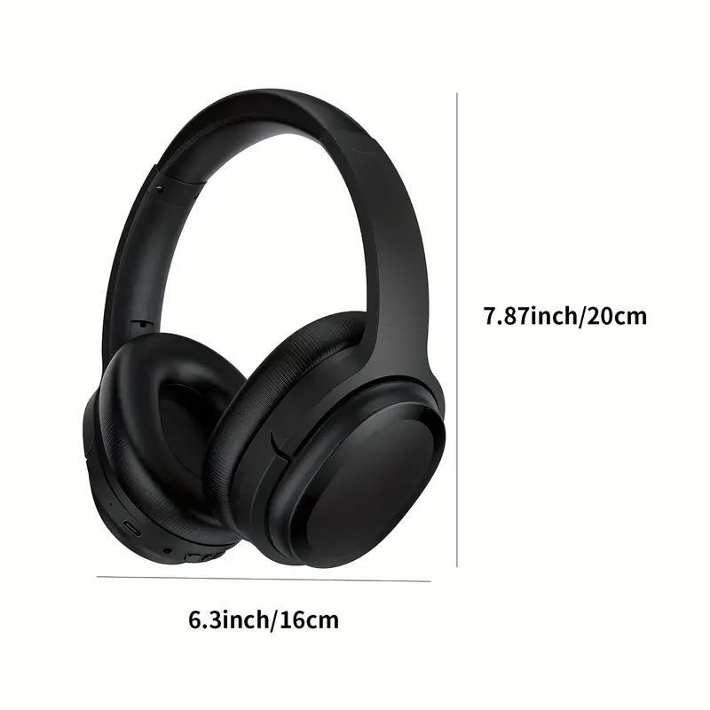 Wireless Noise Cancelling Headphone, 1 Count Over-ear Design Headphone with Deep Bass & Clear Call, Comfortable Headset for Gaming, Sports, Office