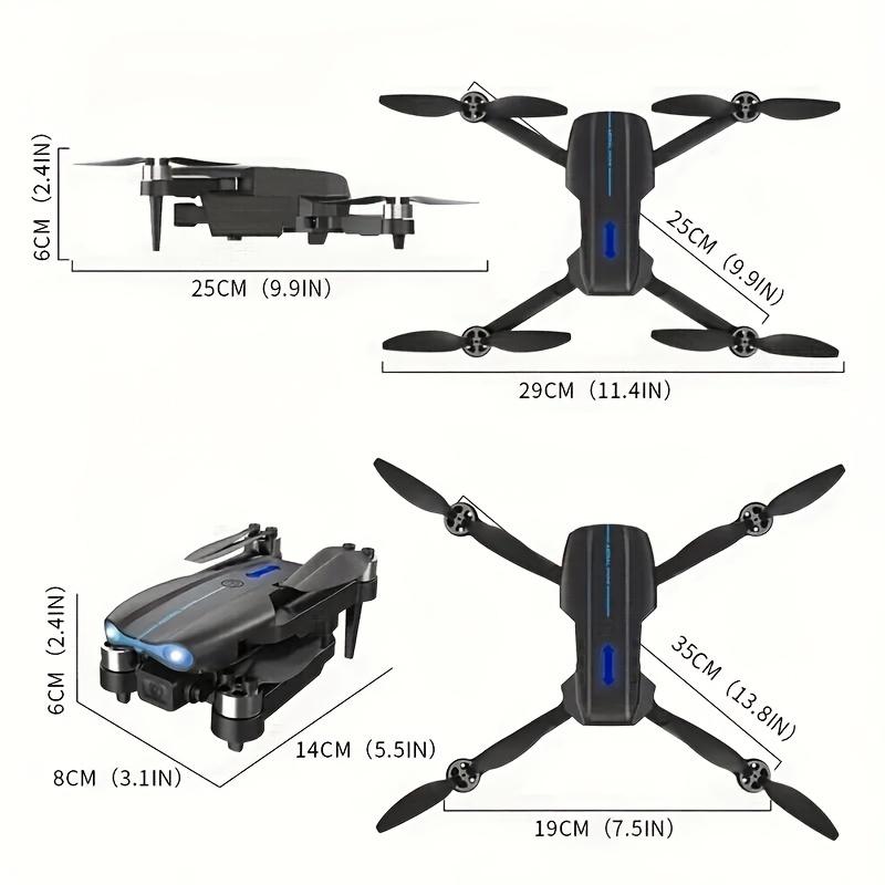 RC Drone, 2025 New Professional RC Drone With 2 Batteries, Dual Camera Double Folding RC Height Hold Remote Control Toy, Holiday Gift Indoor And Outdoor, Christmas Gift, Thanksgiving Day Gift