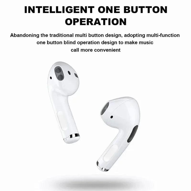 Mini Pro 4 earphone TWS wireless headphones Bluetooth-compatible 5.0 waterproof headset with mic for Xiaomi iPhone earbuds