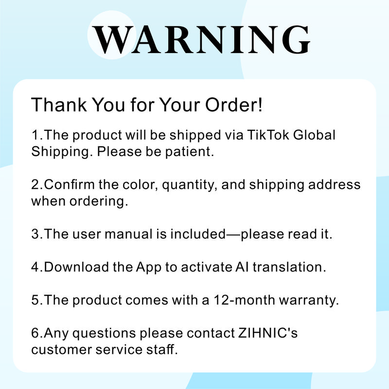 ZIHNIC S11 Open Ear AI Translation Headphones With Charging Case, Comfort Wireless Earbuds,Bluetooth V5.4,Instant Translation Earphones Support 135 Languages,AI Chat,Blue Audio Electronic translation earbuds