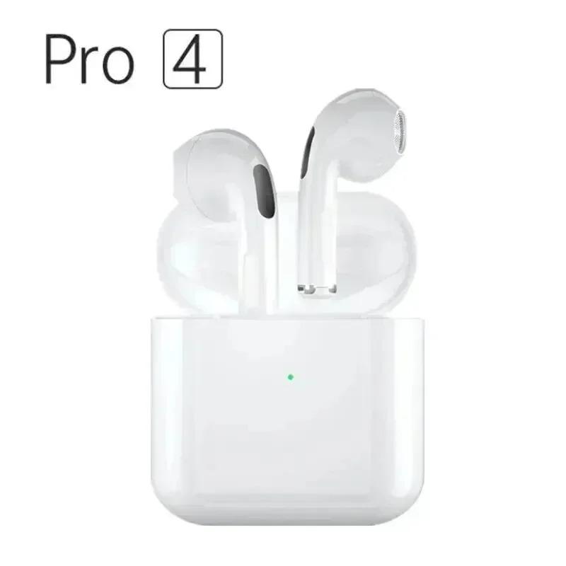 2024NEW Pro 4 Wireless Bluetooth Earphones Headphones Mini Earpone Headset For PC Android Apple iPhone Earbuds Accessories