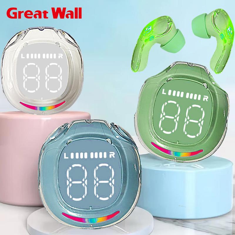 Original GreatWall TWS T2 Bluetooth Earphone Headphones Noice Cancelling Earbuds With Mic T2 Wireless Headset Audio Electronic