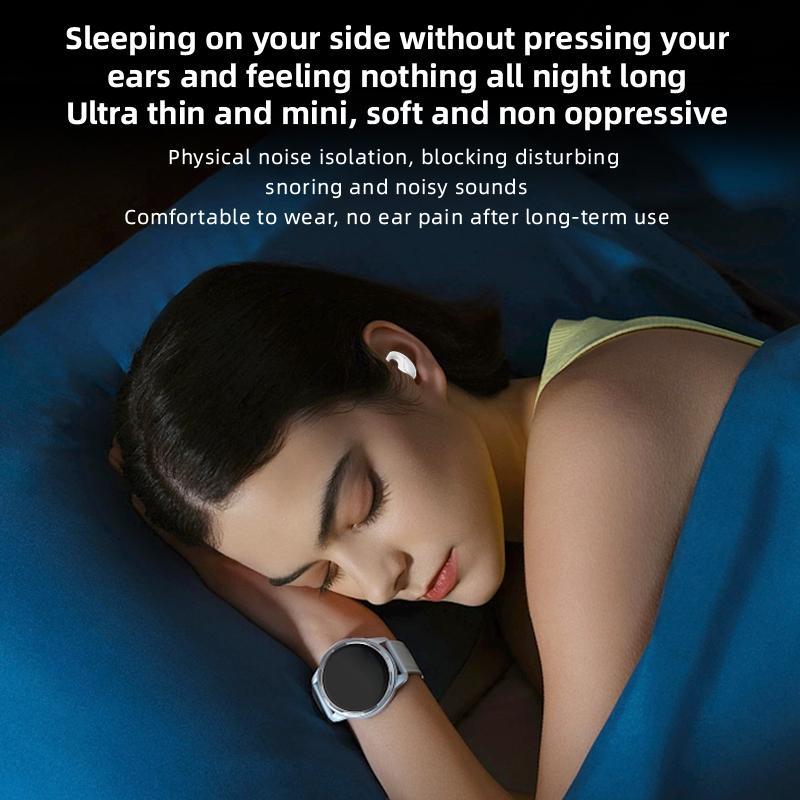 Wireless Sleep Earbuds, Noise Blocking Earbuds for Sleep, Comfortable Fit Bluetooth 5.3 Earphones for Unlimited Sleep Sounds, Side Sleeper Ear Buds