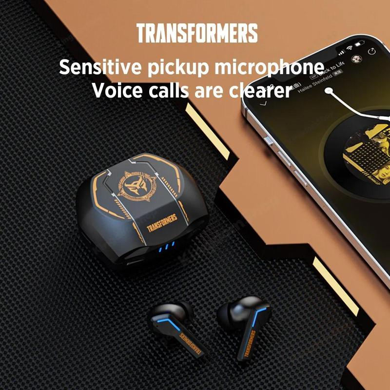 Transformers In-ear Wireless Noise Cancelling Headphones, HiFi Stereo Sound Audio Earphone, Gaming & Music Dual Modes BT Earbuds Headset, Gaming Headsets, Wireless Headphones for Gym, Electronic Gifts, Stocking Fillers, Gaming Earpod