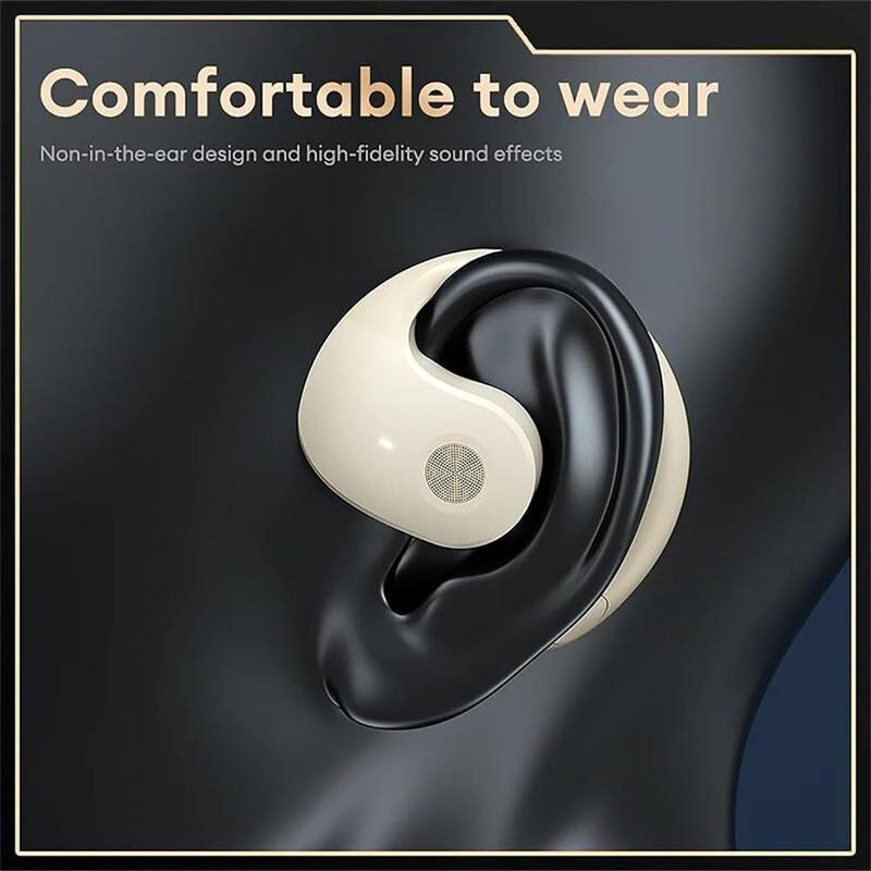 Earphone Wireless Bluetooth 5.4 IPX5 Waterproof Sport Headsets Noise Reduction Headphones with Mic Fall Halloween Gift Christmas Gift for Sport Running Open Over Ear Headphones  Earbud