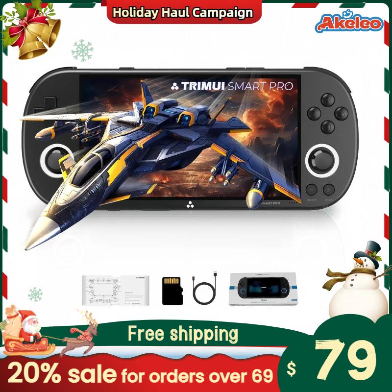 Trimui Smart Pro Handheld Game Console, Retro Handheld Video Game Console, Portable Handheld Game Console System