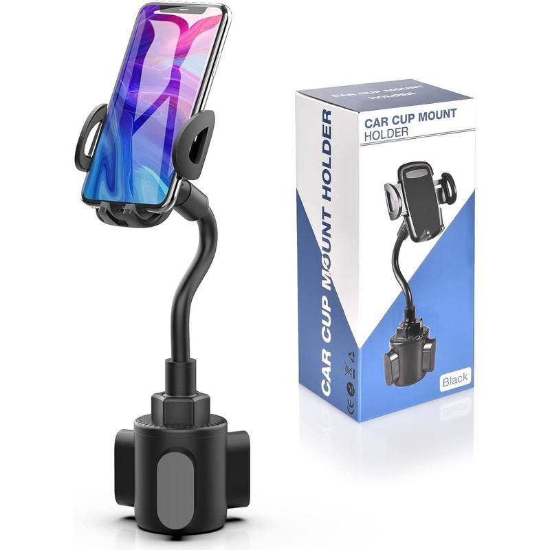 Cup Car Phone Holder for Car, Car Cup Holder Phone Mount, Universal Adjustable Gooseneck Cup Holder Cradle Car Mount for Cell Phone iPhone,Samsung,Huawei,LG, Sony, Nokia