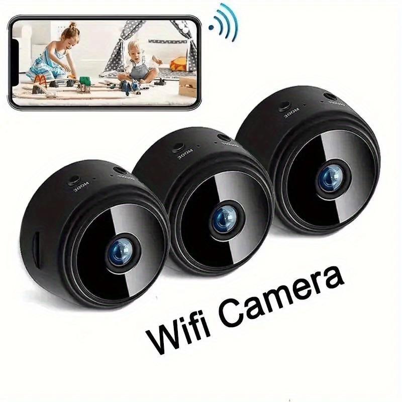 1pc 1080P Wireless Security Camera, Indoor Outdoor Surveillance with Real-Time Motion Detection, Voice Assistant Compatibility, Non-Waterproof, Battery Powered with Rechargeable Feature, Wi-Fi Enabled, Night Vision, Home Monitoring