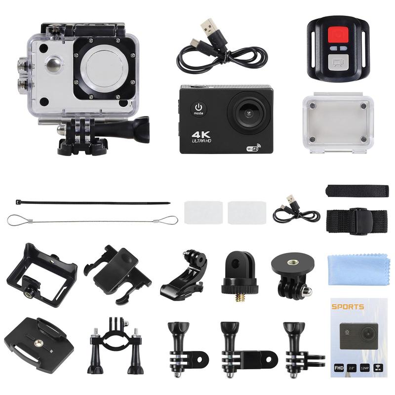 4K Action Camera Sport Video Underwater Waterproof Camera Wifi Remote For Go Pro