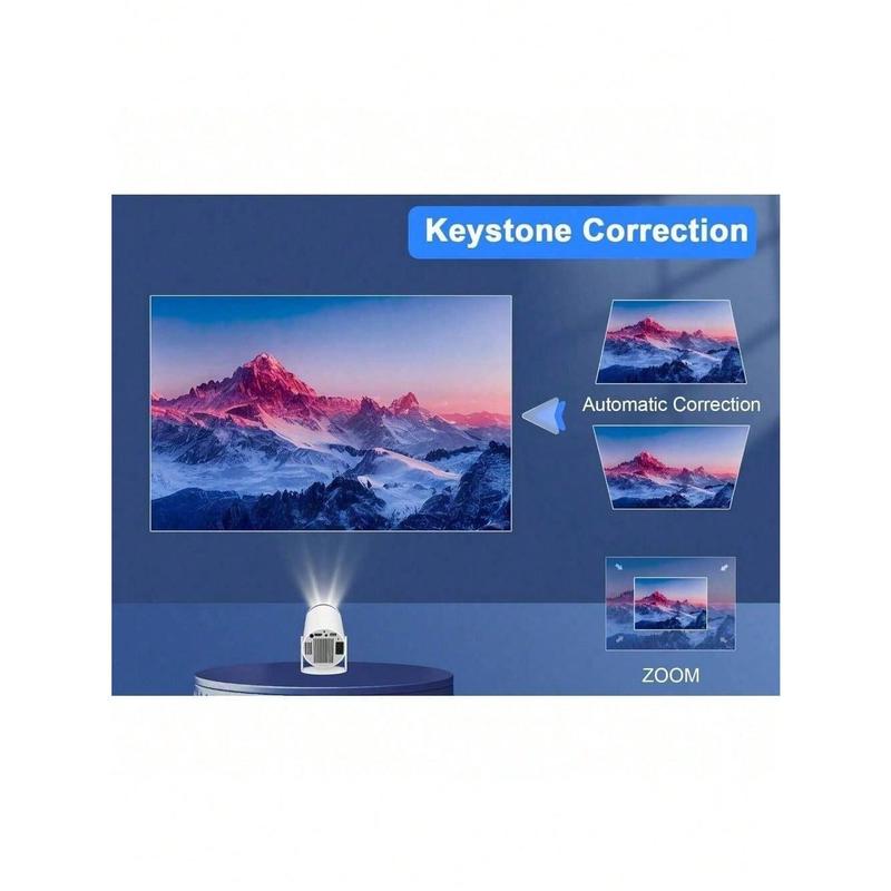 Mini Projector, HY300 Auto Keystone Correction Portable Projector