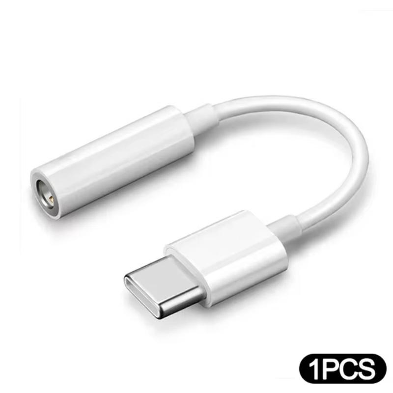 10pcs-USB Type C to 3.5mm Earphone Adapter DAC Digital Jack Aux Audio Headset