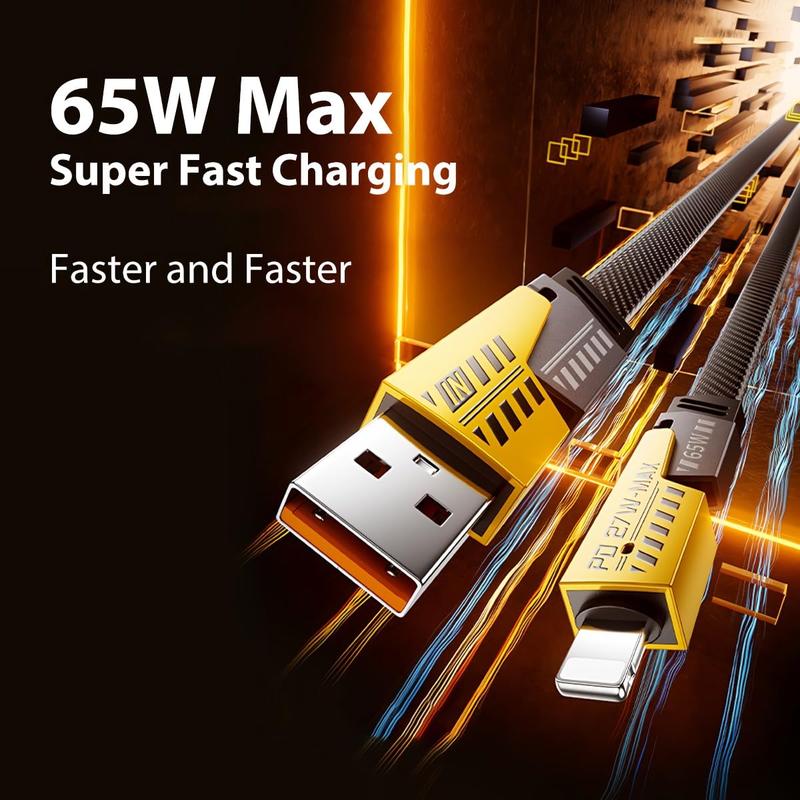 Whatook 4 in 1 charging cable, fast charging, dual head Type C USB for iphone, ipad, Samsung