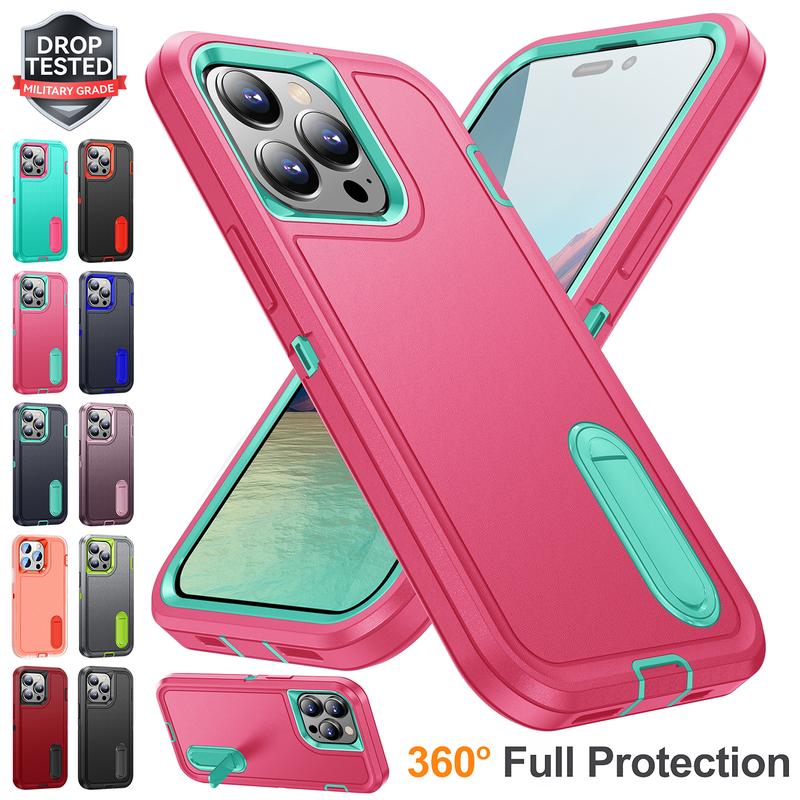 For iPhone 15 16 Pro Max 14 13 12 11 Hard Phone Case Heavy Duty Shockproof Cover