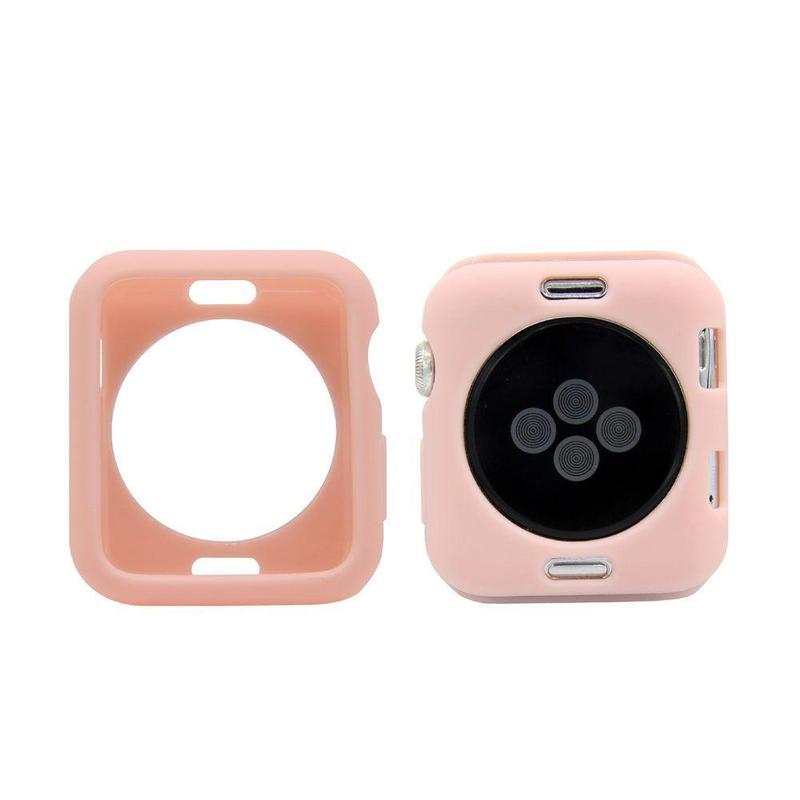 Soft Silicone Watch Case, Watch Protective Case (1 count), Wearable Accessories Compatible with Apple Watch 38mm 40mm 41mm