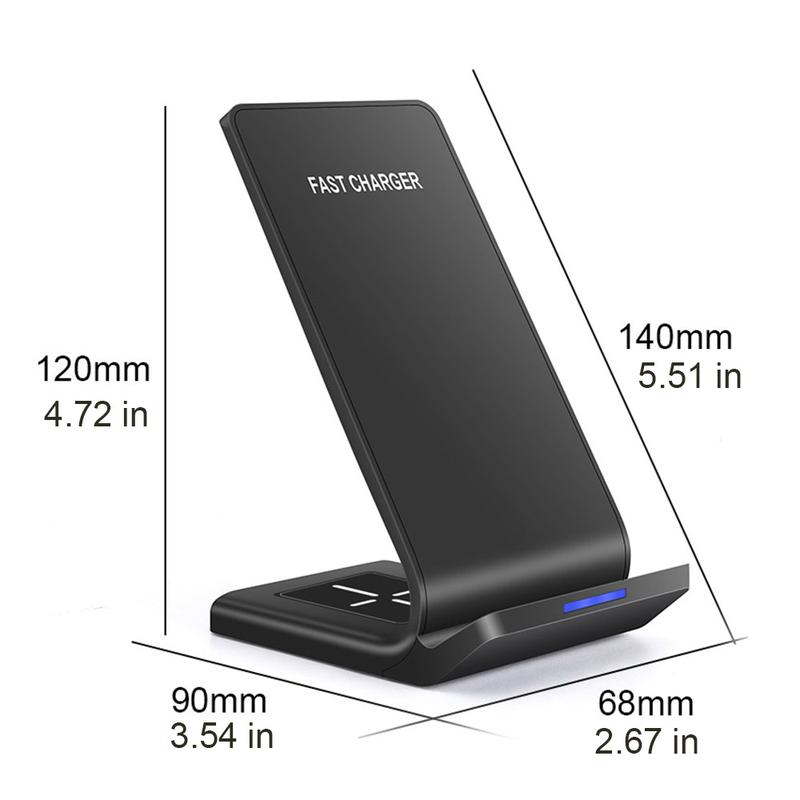 PDKUAI 15W 2 in 1 Wireless Charger Fasts Charging Dock Stand for iPhone 15 14 13 12 11 XS XR 8Plus AirPods Pro,Samsung Galaxy Note,Galaxy Buds