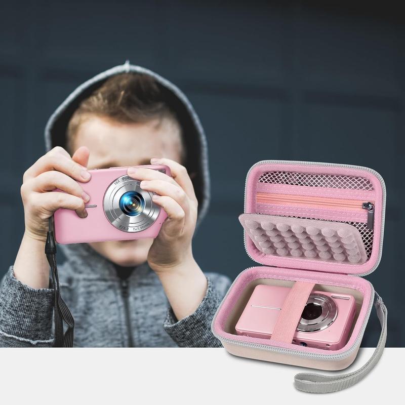 Digital camera compatible with W800 830 180 190. Video Recording Camera Storage Stand Accessories (box only)- Pink (camera not included)