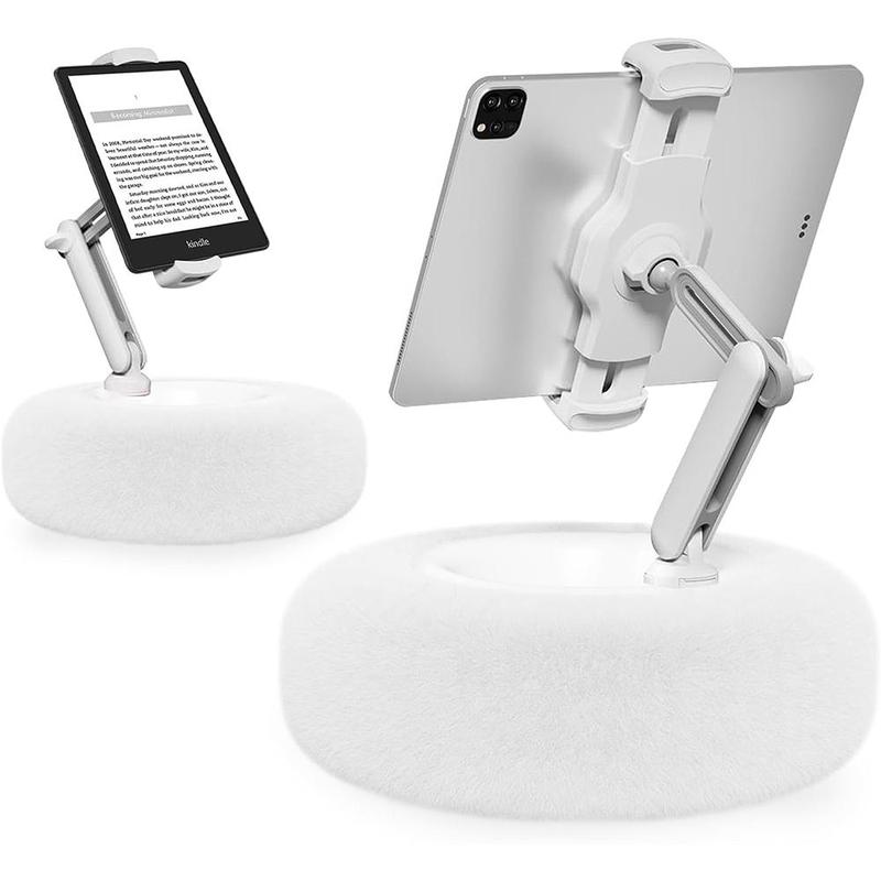 Multipurpose Detachable Smartphone Mount for Bed, 360° Adjustable Cellphone Stand, Smartphone & Tablet Stand Mount with Storage Bowl, Phone Accessories for Home Office