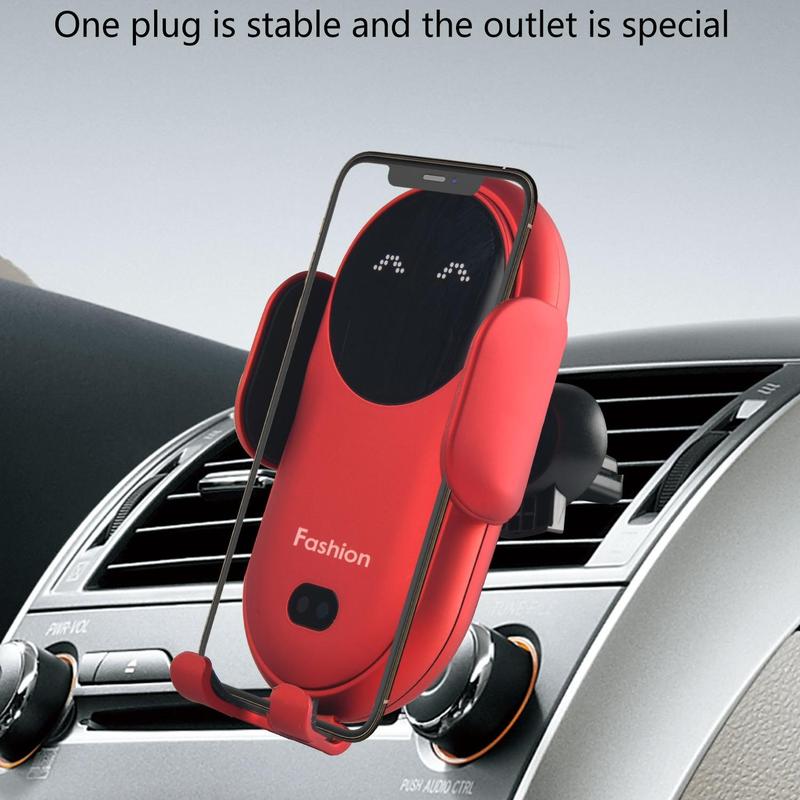 Durable & Rotatable Phone Holder for Car, Wireless Charging Function Car Phone Holder, Touch Unlock Car Navigation Bracket, Universal Car Accessories