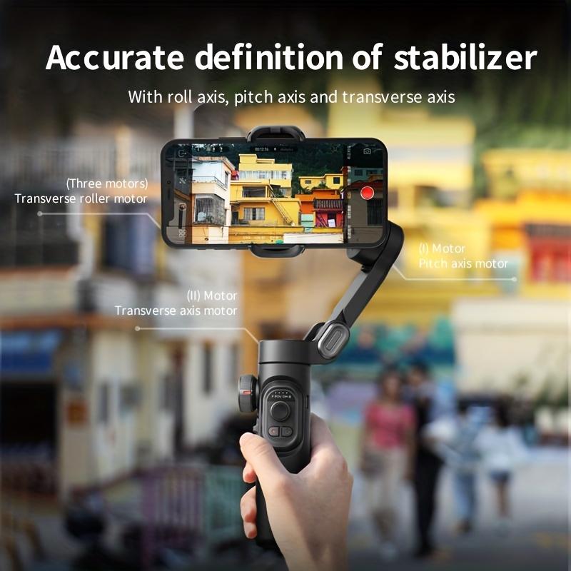 3-Axis Foldable AOCHUAN XE Handheld Gimbal Stabilizer for iPhone Xiaomi Samsung Smartphone Cellphone Video Record Vlog PTZ