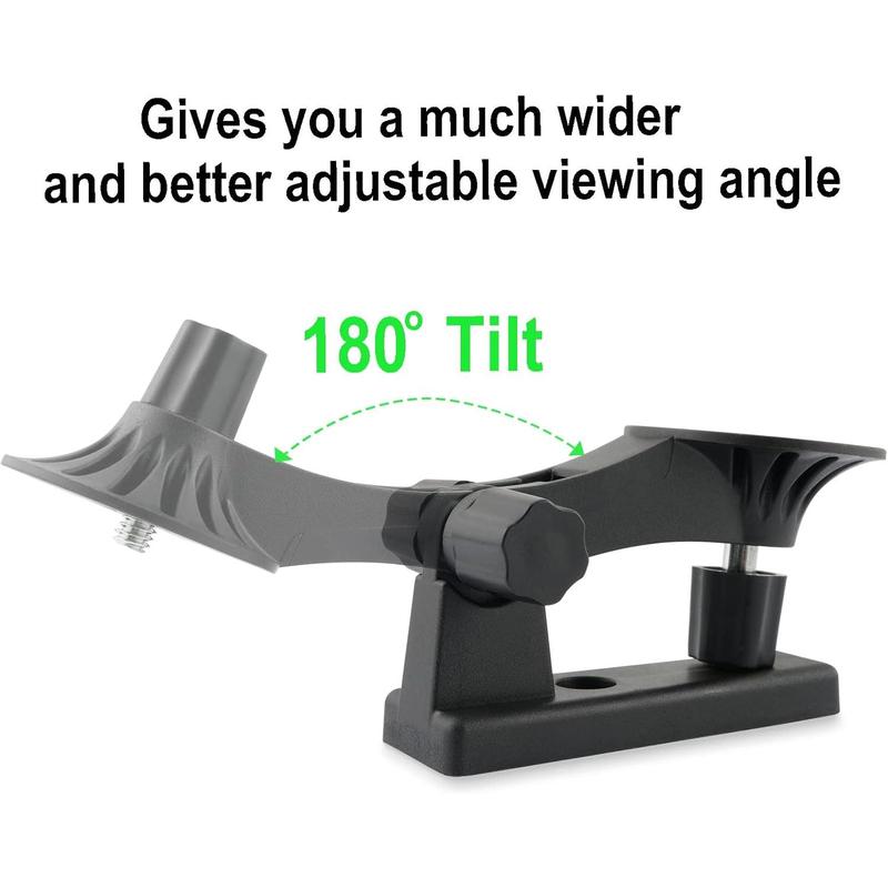 Black Mount for WYZE Cam Pan V3 for Camera Wall Ceiling Indoor Outdoor Mounting Bracket Base 180 Degree Tilt Adjustable Shelf Stand