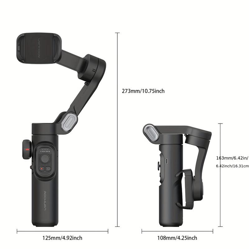 3-Axis Foldable AOCHUAN XE Handheld Gimbal Stabilizer for iPhone Xiaomi Samsung Smartphone Cellphone Video Record Vlog PTZ