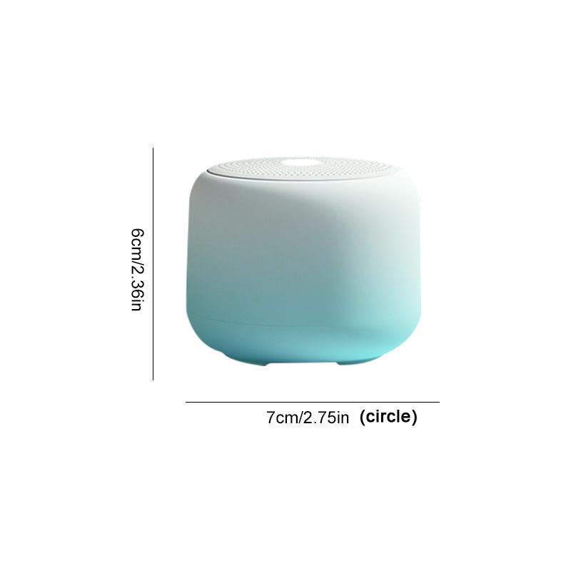 Portable Wireless Speaker, IP67 Waterproof TWS Wireless Bluetooth-compatible Speaker, Hands-free Desk Speaker for Home Office