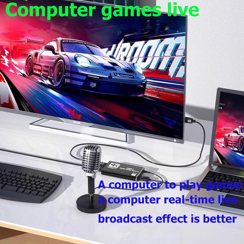 HDMI Video   for Streaming, Switch  , HDMI to USB 3.0   4K Input 1080P 60FPS Output HD Game Streaming  HDMI to  HDMI to video card