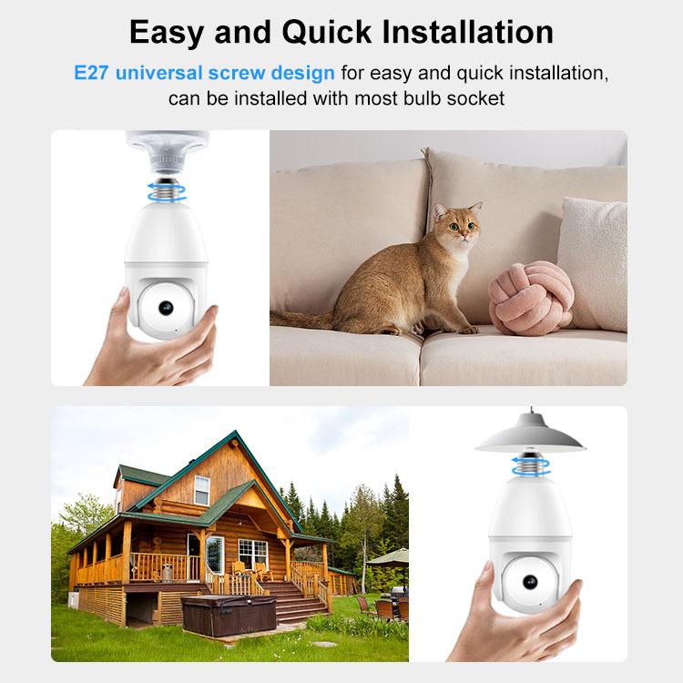 5G WiFi Security Camera with 2K Resolution, Color Night Vision & Human Detection