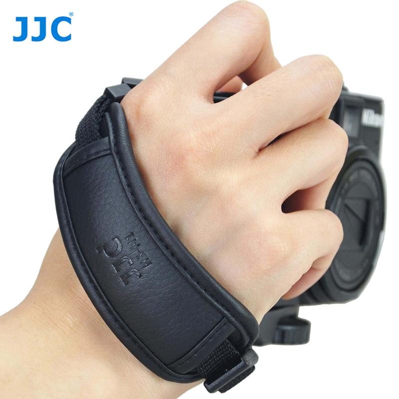 JJC Universal Compact Hand Grip Strap, 1 Count Wrist Strap for Canon EOS R5 R6 R7 R10 R50 R100 90D 80D Rebel T7 T8i T7i Nikon Z8 Z5 Z6 Z7