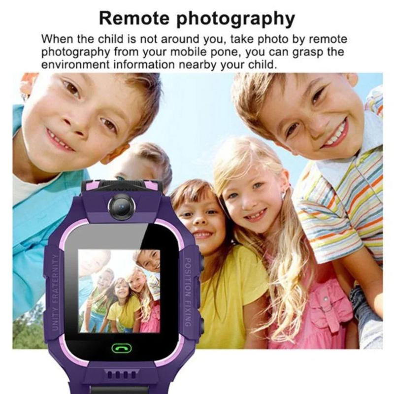 Kids Smart Watch SOS Phone Watch Ip67 Waterproof Remote Photo Smartwatch Compatible For IOS Android