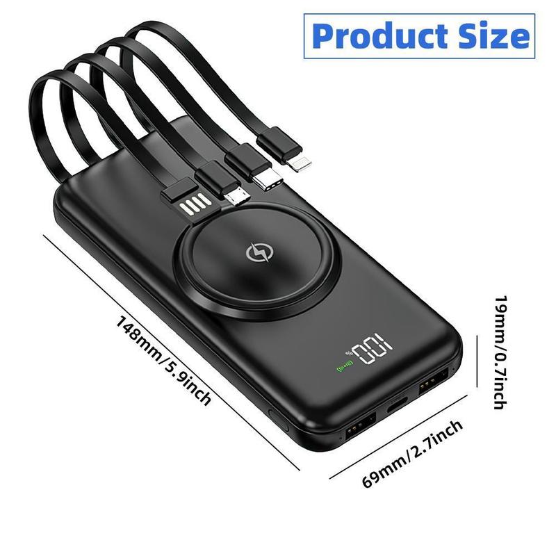 Portable Charger, 25800mAh 5V2.1A Portable Power Supply, USB C, Speed Charging External Power USB-C Battery Pack, Compatible with iPhone, Samsung, AirPods and more!