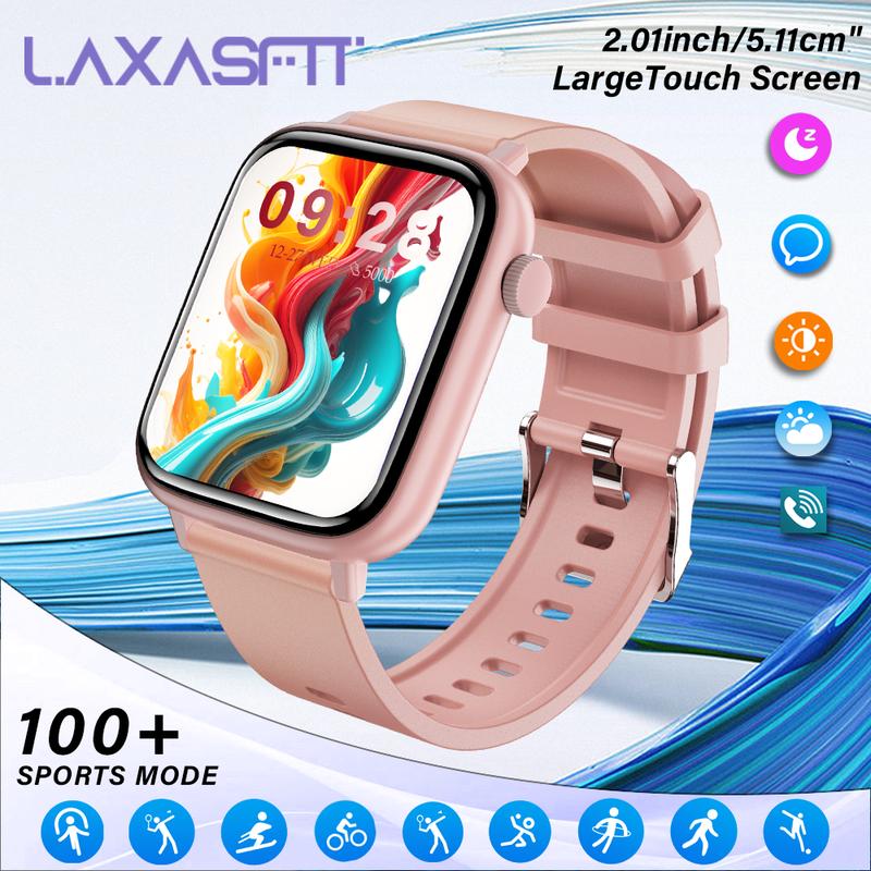 Romantic Pink Women's Smartwatch, Receiving dialing calls, message notification, Waterproof, affordable  smart Wearable Smartphone Wristwatch