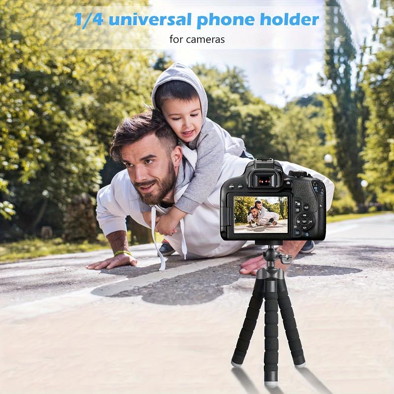 One Octopus Mobile Phone Holder, Camera Holder, Photography Holder Is Strong, Durable, Can Be Folded at Will, Folded Many Times without Damage, Suitable for iPhone and Other Mobile Phone Models, Cameras and So on