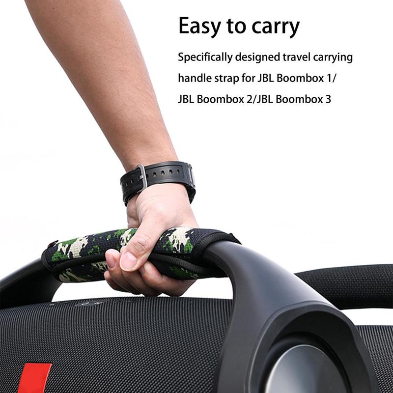 Velcro Design Speaker Handle Cover, Anti-slip Handle Wrap Pad, Grip Handle Cover for JBL Boombox Boombox 2 Boombox 3, Audio & Video Accessories