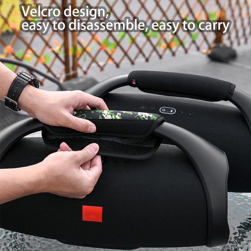 Velcro Design Speaker Handle Cover, Anti-slip Handle Wrap Pad, Grip Handle Cover for JBL Boombox Boombox 2 Boombox 3, Audio & Video Accessories