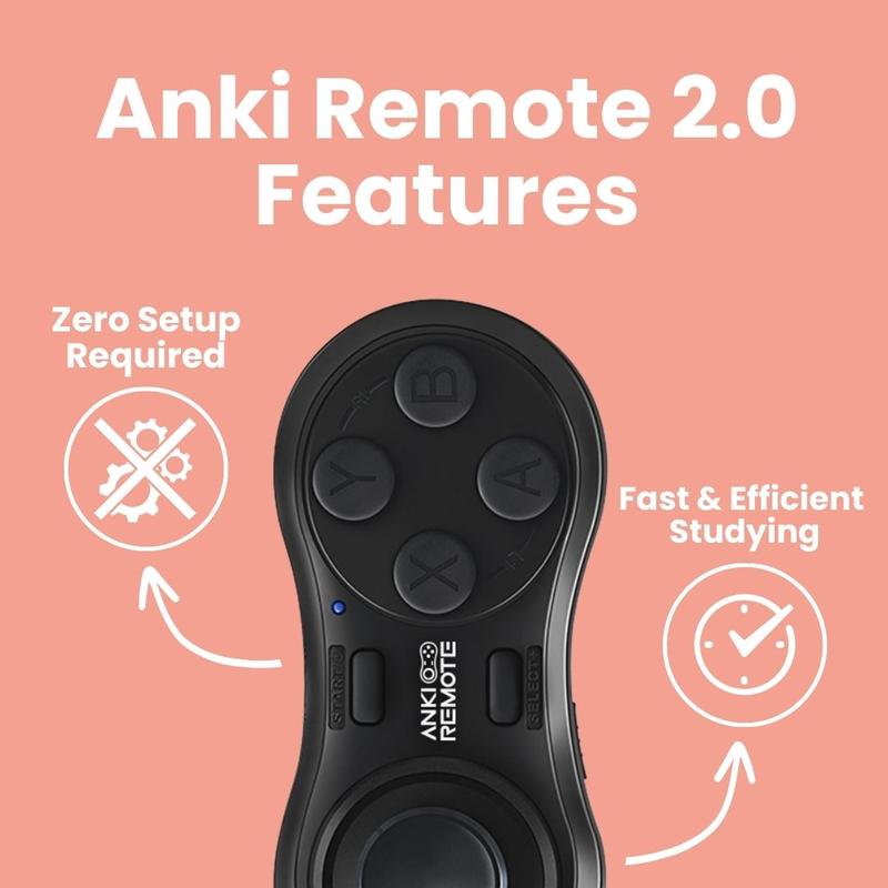 Premium Anki Remote 2.0 | Matte Black | Instant Set-up | Works with Mac, Windows, iPad, Phones |