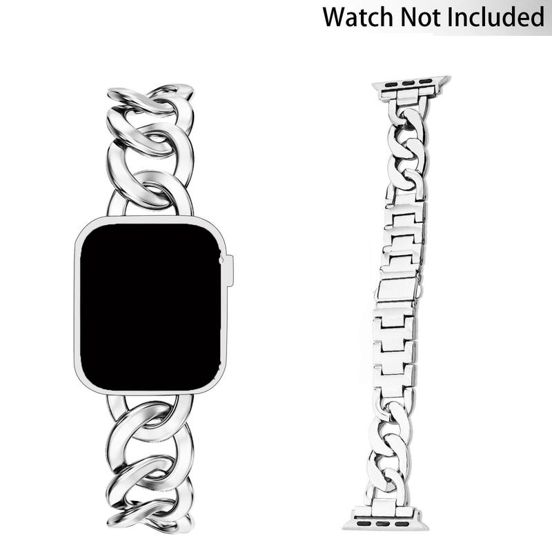 Fashion Smart Watch Band (Band Only), Decorative Watch Band for Women, Replacement Watch Band for iWatch Series 9 8 7 6 SE 5 4