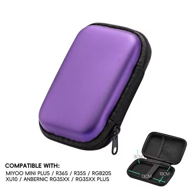 Case for Anbernic RG35XX Plus Miyoo Mini Plus R36S R35S Cases EVA Cover Protable Bag Gaming Accessories