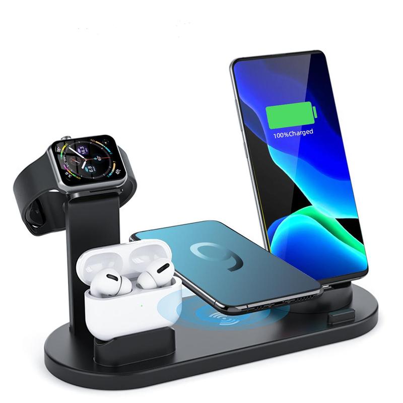 3 In 1 15W Max Wireless Charger, QC 3.0 USB Type C Charger, Multi-function Wireless Charging Stand For iPhone 15 14 13, iWatch 8 7 6 5, AirPods 3 2 Pro