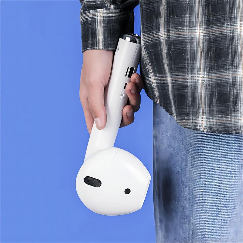 New Earphone Shape Speaker, USB Charging port Microphone FM Radio TF Card Wireless Loudspeaker, 360 Stereo HiFi Sound Portable Speaker